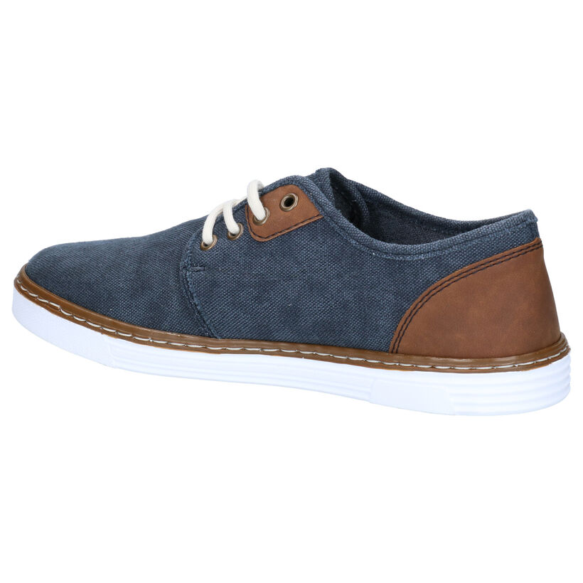 Rieker Chaussures basses en Bleu foncé en textile (273590)