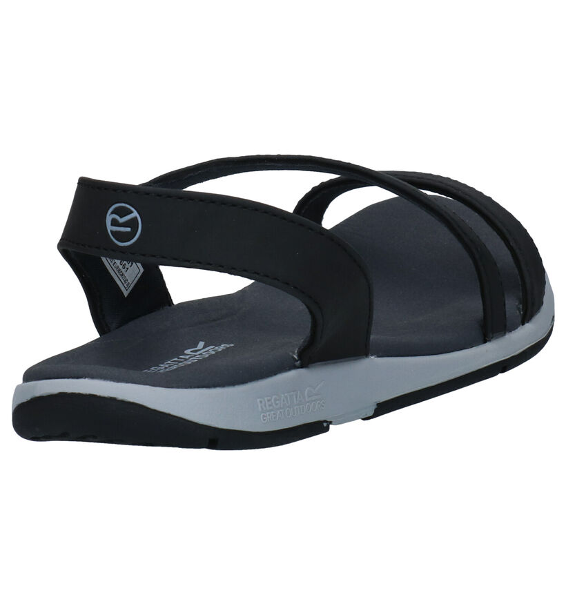 Regatta Lady Santa Zwarte Sandalen in kunstleer (287123)