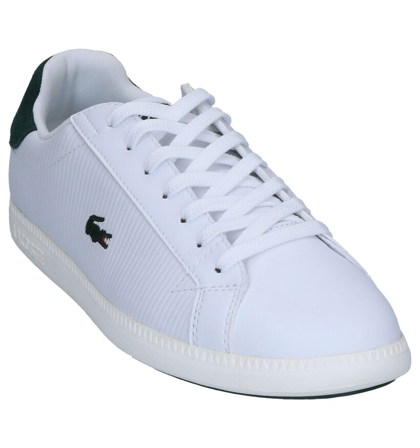 Lacoste Graduate Sneakers Wit in leer (253445)