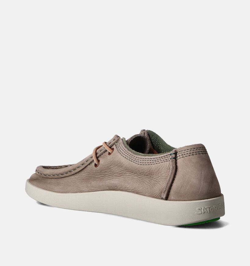 Satorisan Kwahu Premium Taupe Veterschoenen voor heren (356730) - geschikt voor steunzolen
