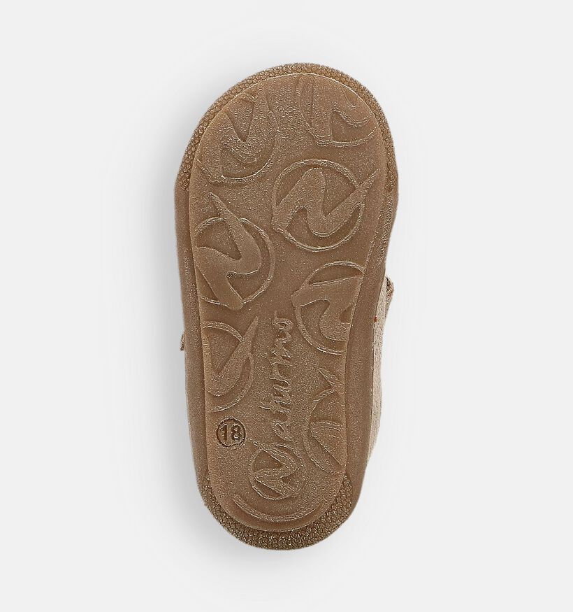 Naturino Cocoon Lizard Chaussures pour bébé en Or pour filles (364251) - pour semelles orthopédiques