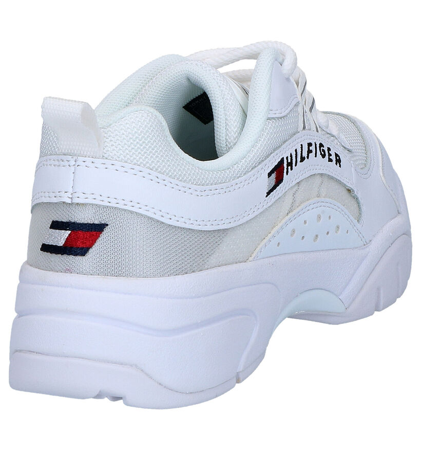 Tommy Hilfiger Heritage Witte Sneakers in leer (268373)