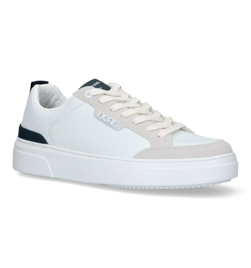 Björn Borg Chaussures à lacets en Blanc pour hommes (320604) - pour semelles orthopédiques