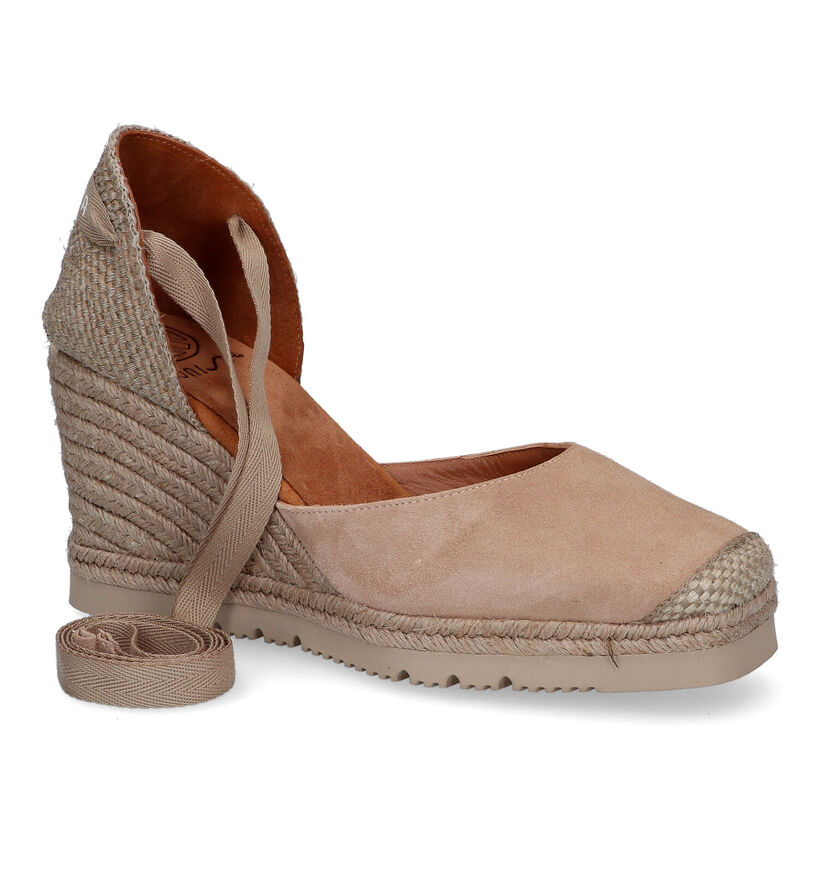 Unisa Carat Taupe Sandalen in daim (309692)