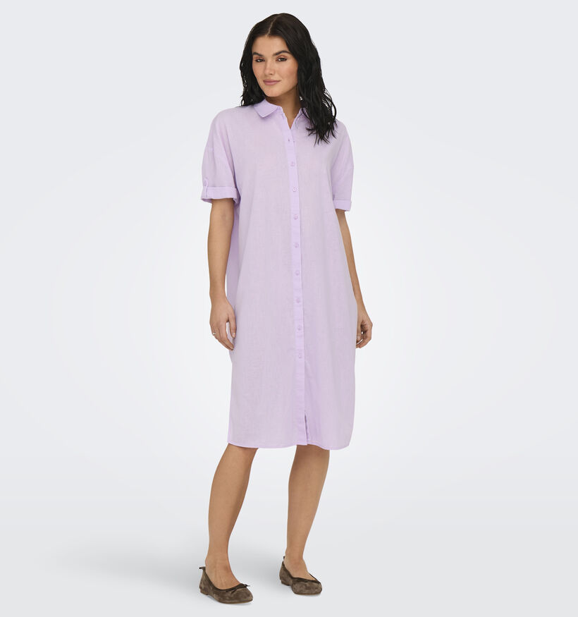 JDY Mila Lila Linnen Midi-jurk voor dames (357371)