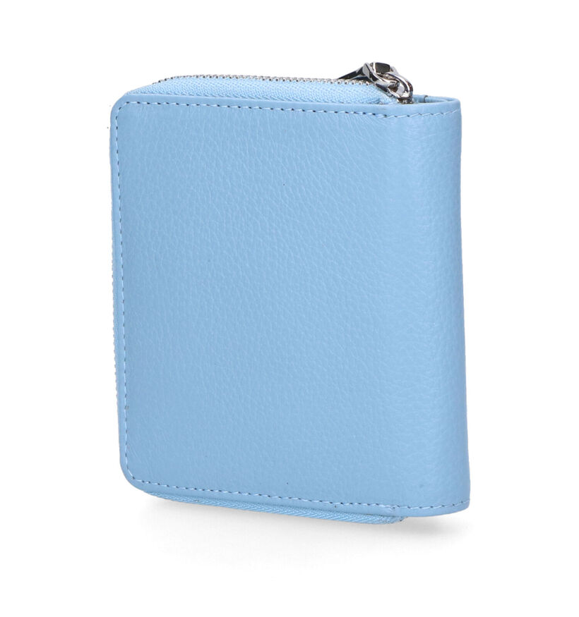 Crinkles Porte-monnaie zippé en Noir pour femmes (329716)