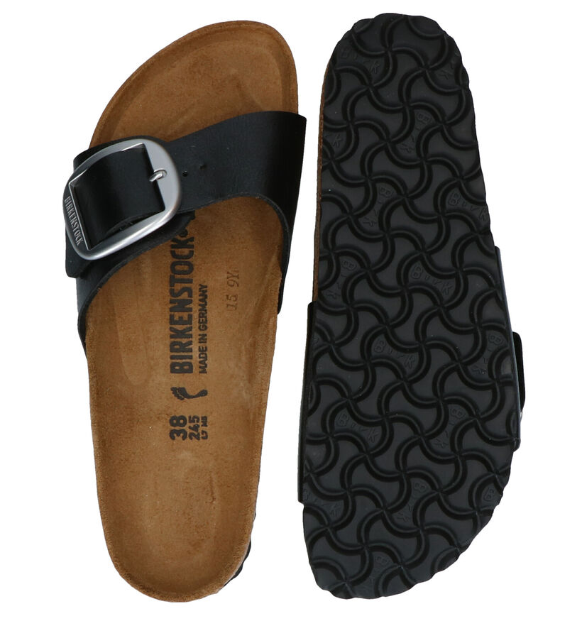 Birkenstock Madrid Rode Slippers in kunstleer (322644)