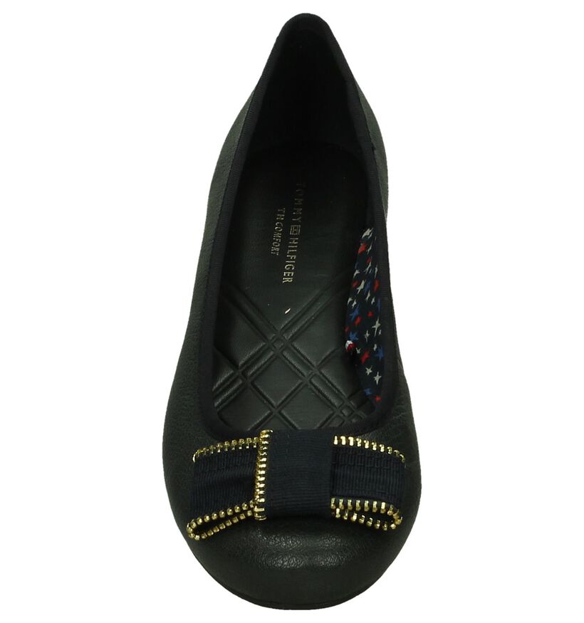 Donkerblauwe Tommy Hilfiger Ballerina in leer (201770)