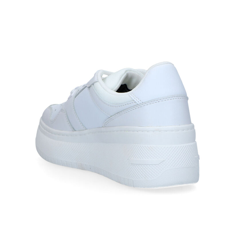 Tommy Hilfiger Retro Flatform Baskets en Blanc pour femmes (320988)