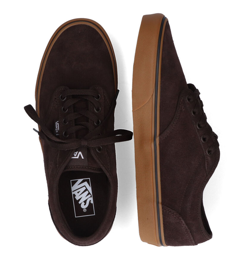 Vans Atwood Baskets de skate en Vert khaki pour hommes (337018)