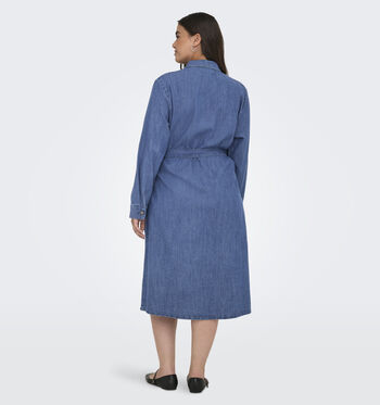 ONLY Carmakoma Kleedjes Blauw