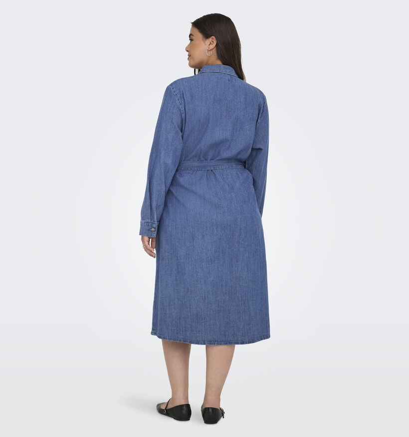 ONLY Carmakoma Blauwe Jeans Hemdjurk voor dames (371844)