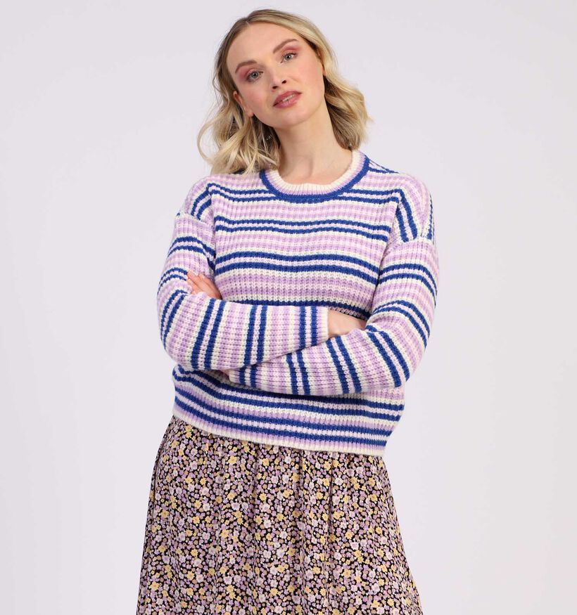 Pieces Gina Paarse Trui (314679)