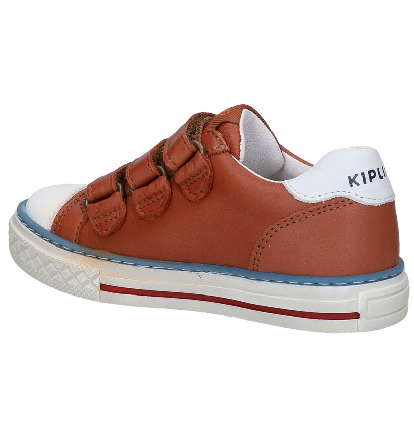 Kipling Evans Cognac Velcroschoenen in leer (289367)