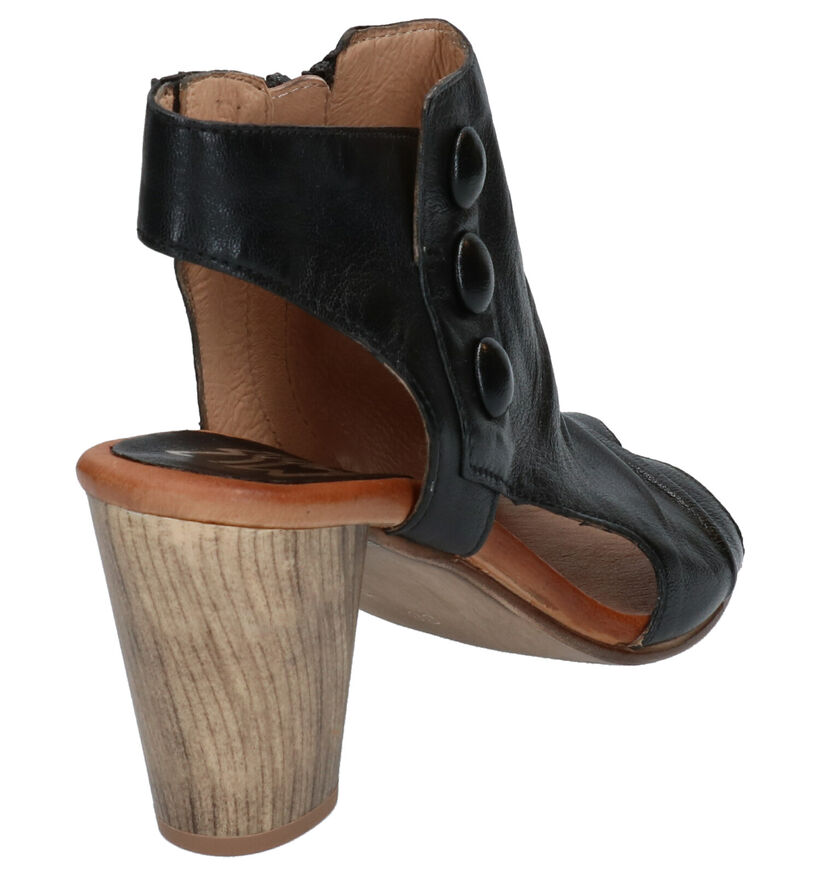 Miz Mooz Bella Sandales en Noir en cuir (272537)