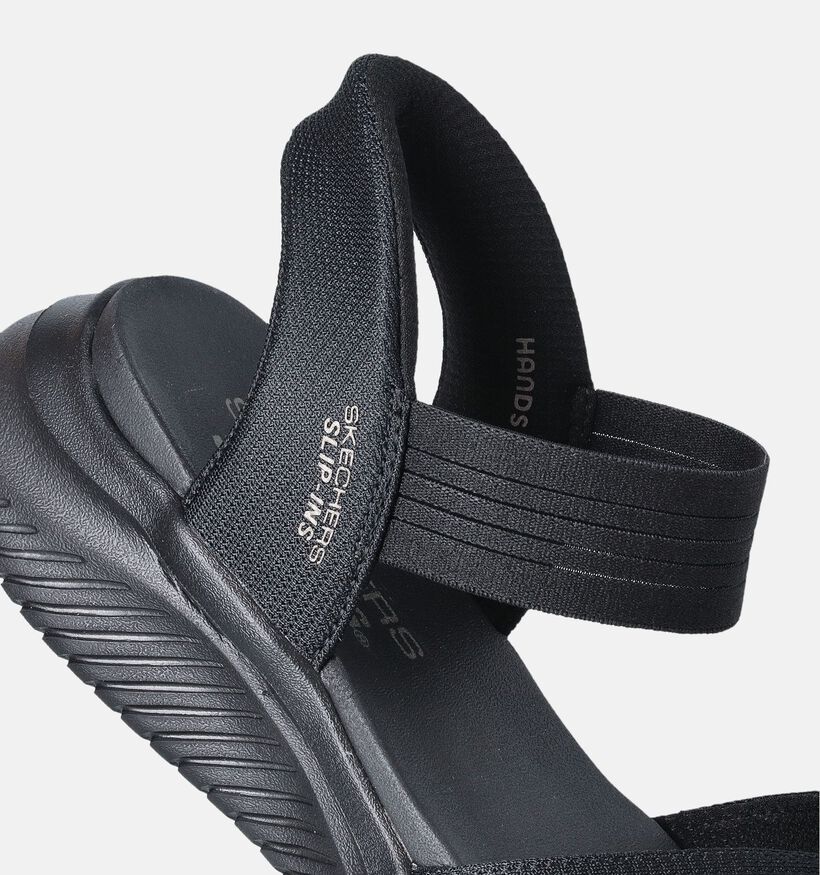 Skechers Ultra Flex 3.0 Never Better Sandales en Noir pour femmes (354726)