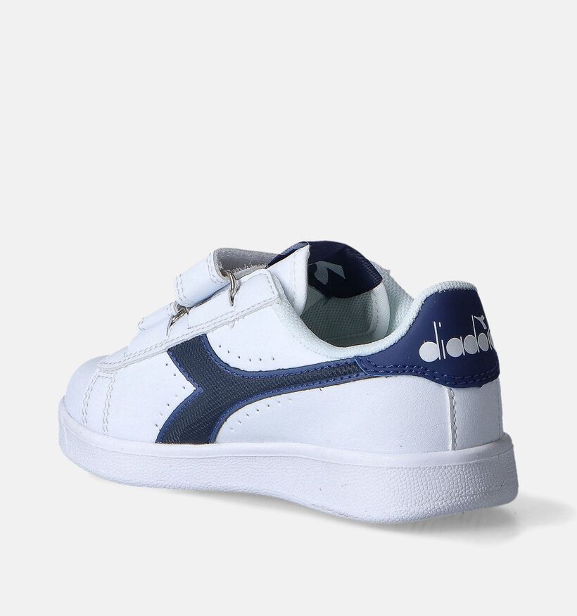 Diadora Game Camo Baskets Blanc/Bleu pour filles, garçons (350786)