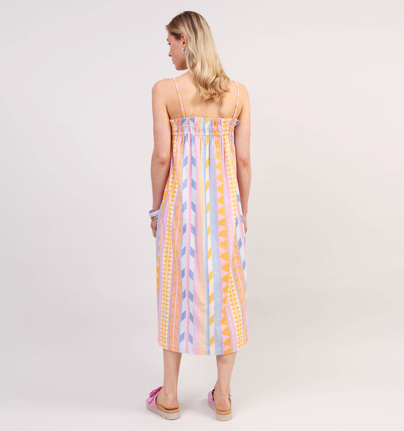 Minus Toya Lila/Oranje Midi Jurk voor dames (359035)