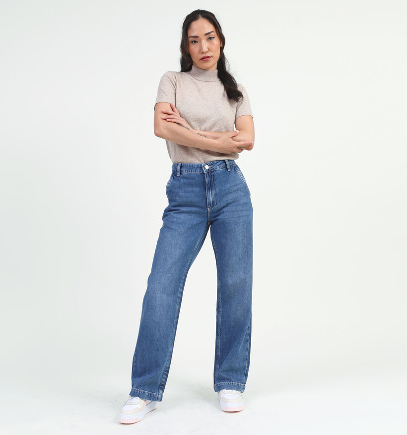 Vila Denise Blauwe Straight leg jeans L32 voor dames (332518)