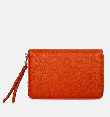 Laurent David Portemonnees Zwart/Oranje/Goud/Cognac/Blauw/Groen