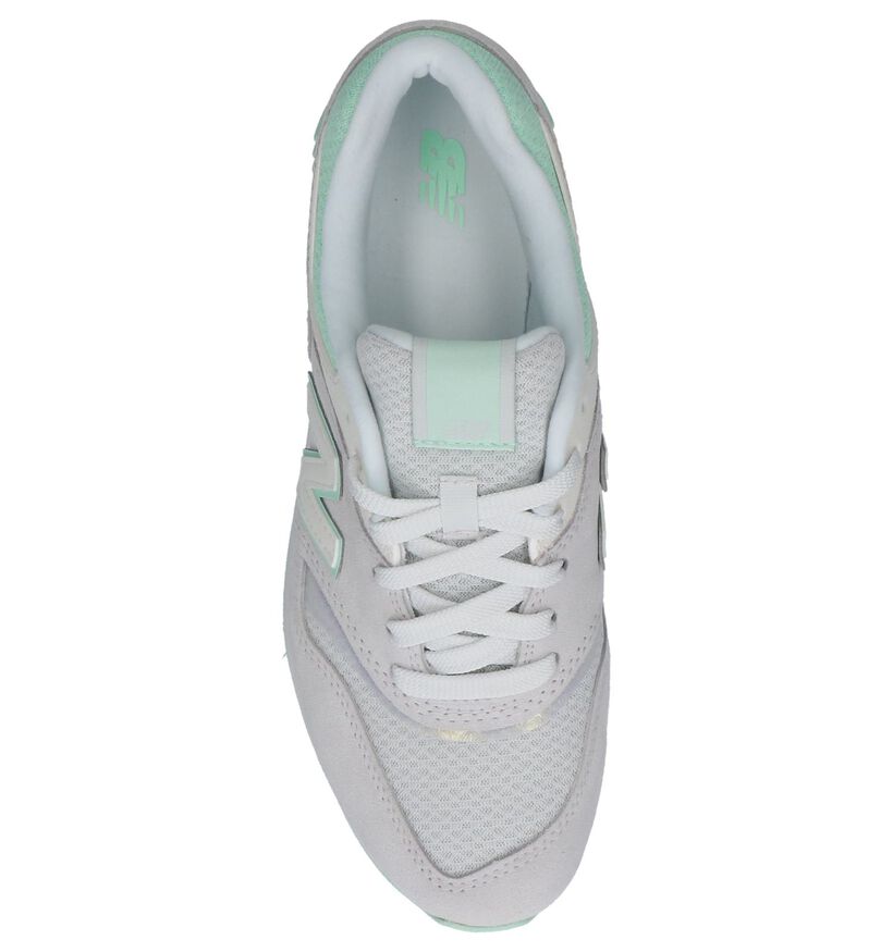 New Balance WL 697 Grijze Sneakers in daim (220621)