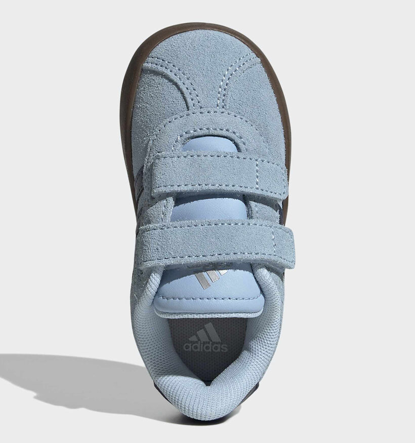 adidas VL Court 3.0 Lichtblauwe Sneakers voor meisjes, jongens (380826)