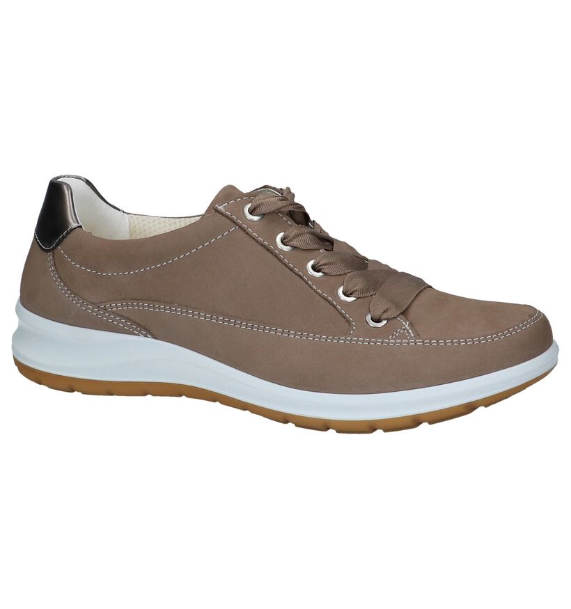 Taupe Veterschoenen Ara Tokio in nubuck (246292)