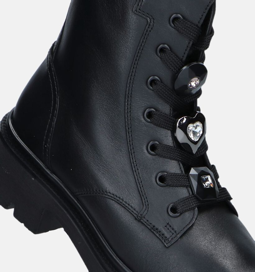 Gabor Best Fitting Zwarte Bottines voor dames (347063) - geschikt voor steunzolen