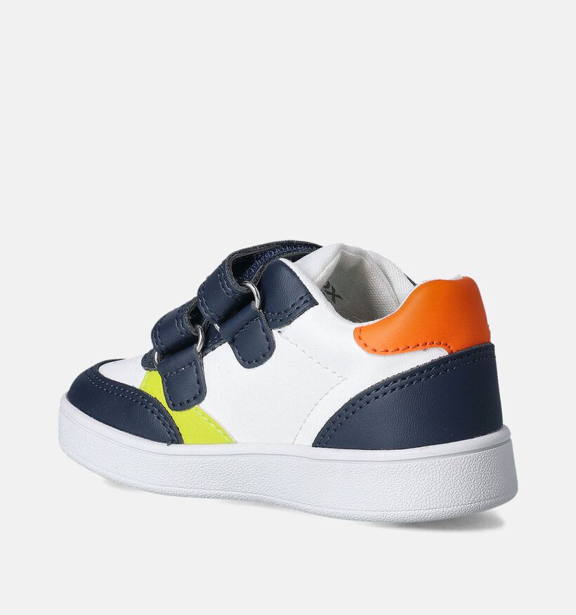 Geox Eclyper Witte Babyschoentjes voor jongens (353810) - geschikt voor steunzolen