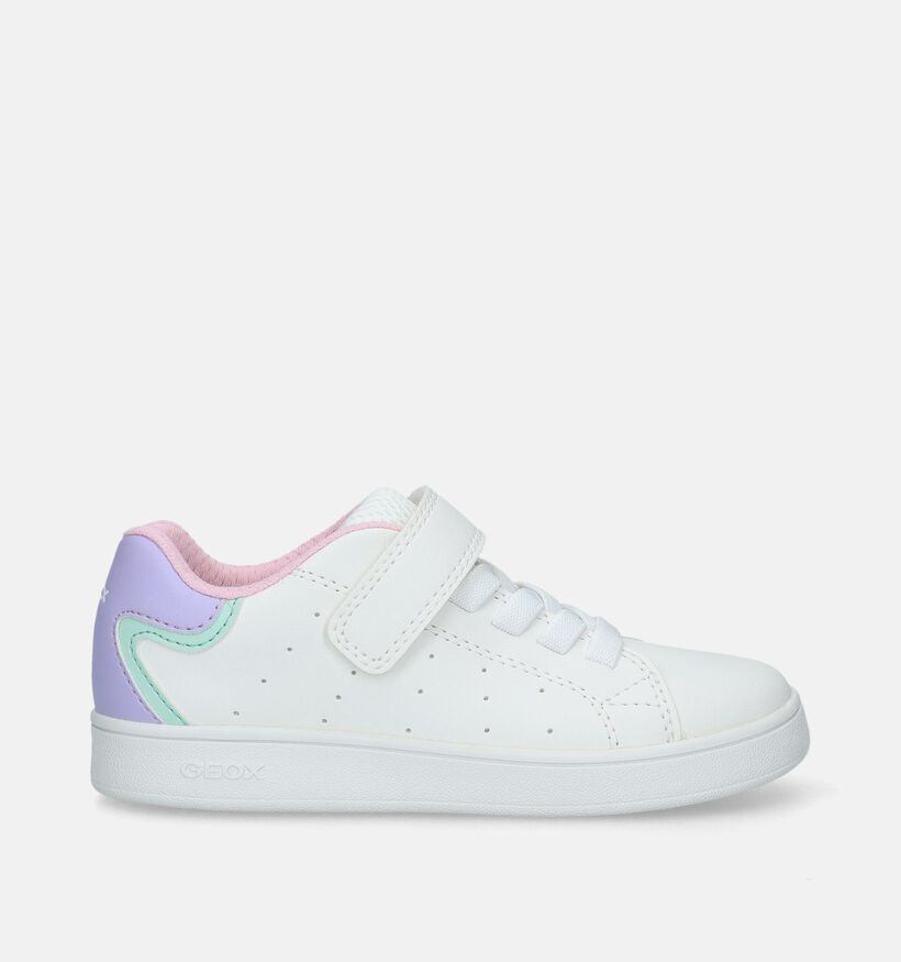 Geox Eclyper Witte Sneakers voor meisjes (351939) - geschikt voor steunzolen
