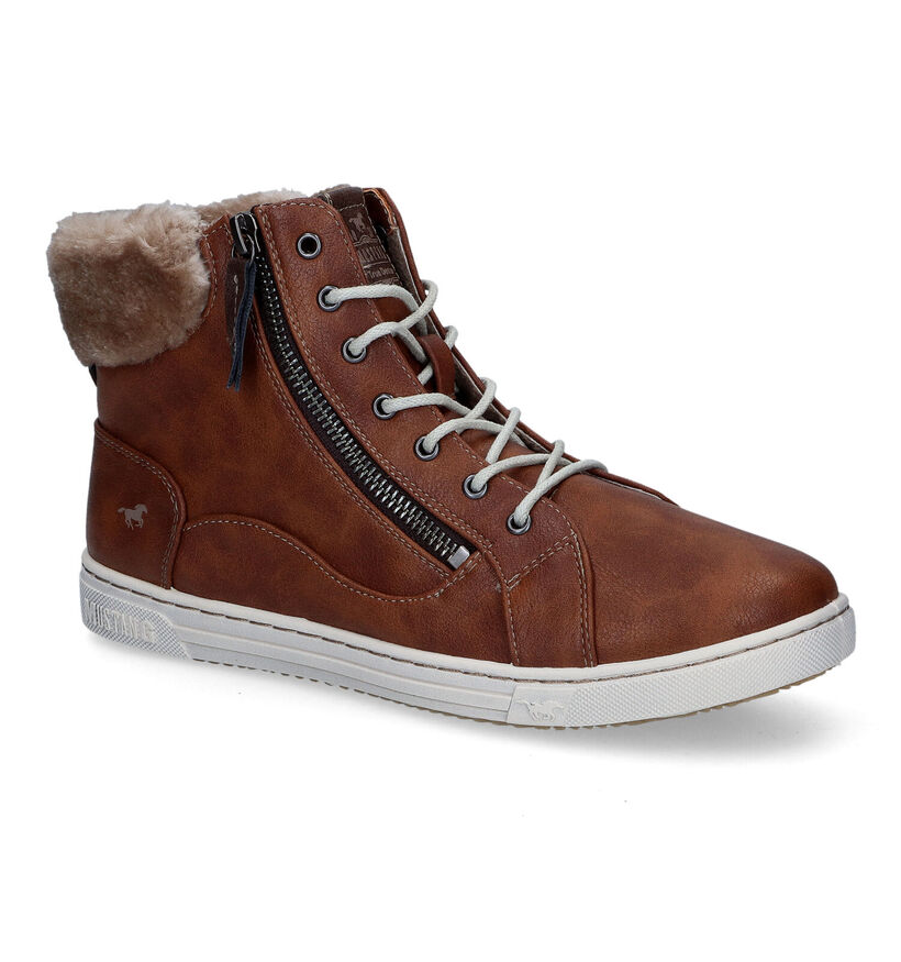 Mustang Cognac Bottines voor dames (313788)