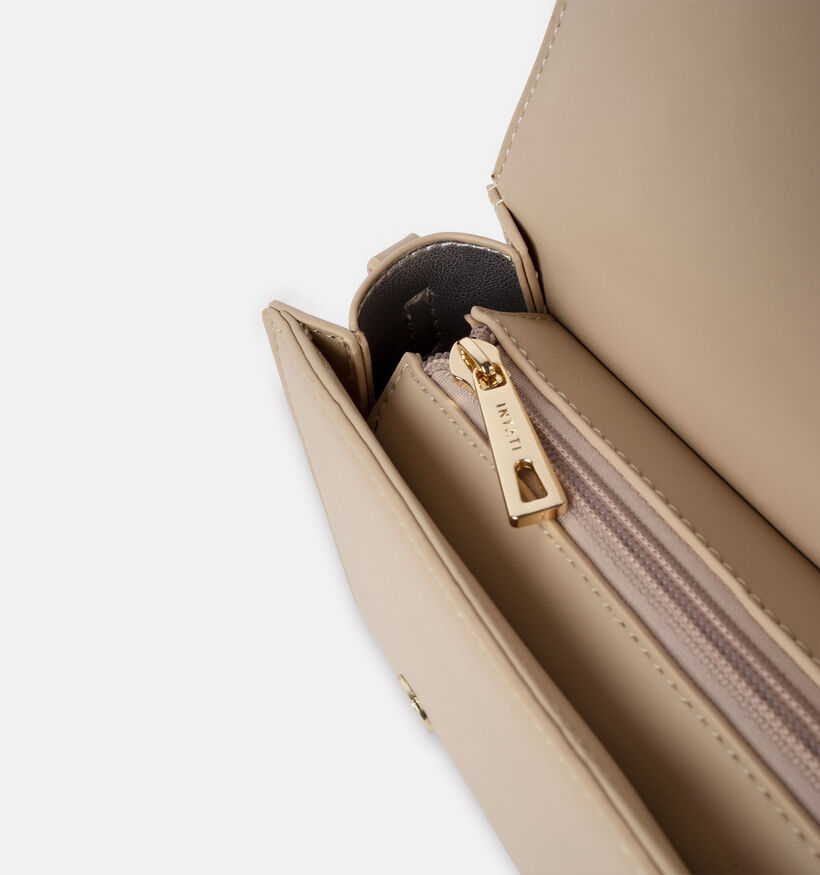 Inyati Pattie Beige Handtas met riem voor dames (341630)