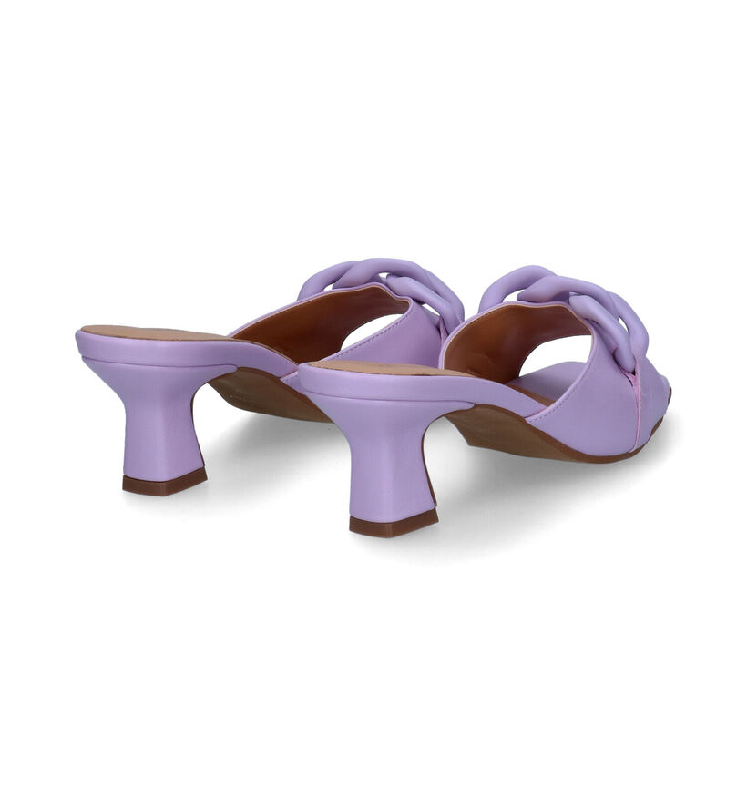 Signatur Nu-pieds à talons en Violet clair (Lilas) pour femmes (308653)