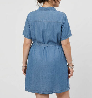 Vero Moda Curve Kleedjes Blauw