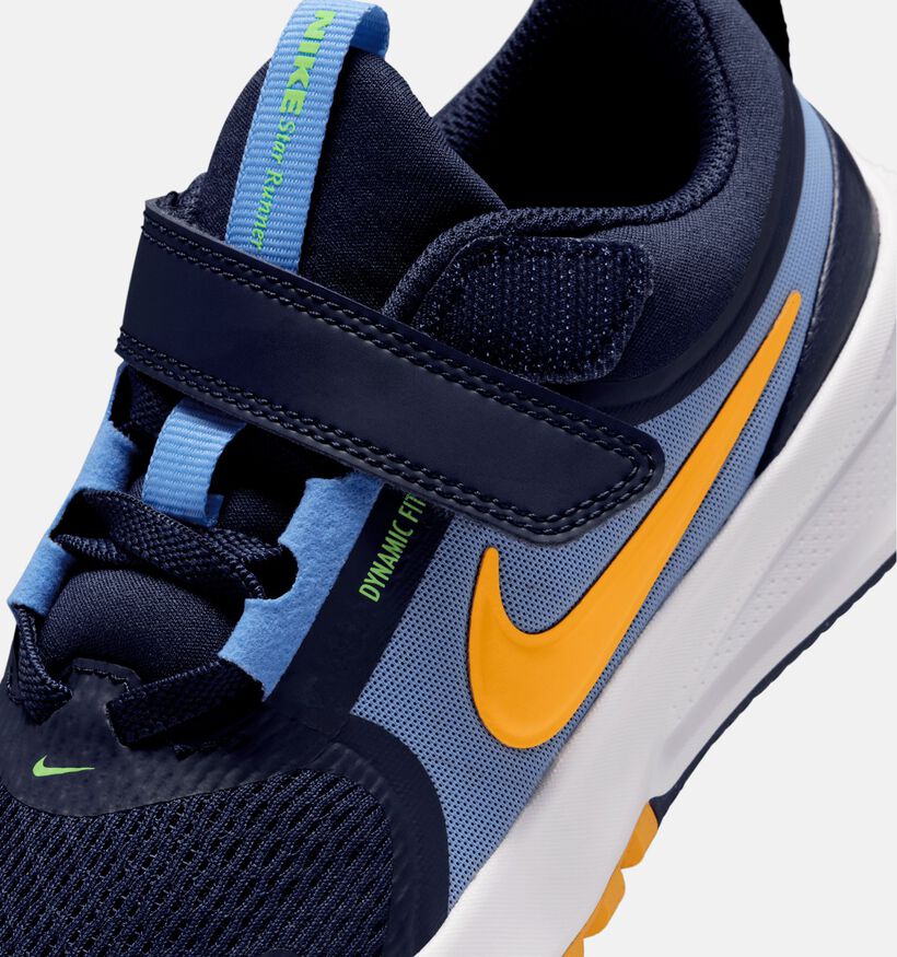 Nike Star Runner 5 Baskets en Bleu pour filles, gar&ccedil;ons (367285) - pour semelles orthop&eacute;diques