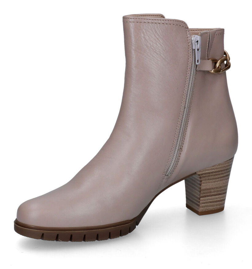 Gabor Beige Enkellaarzen in leer (315327)