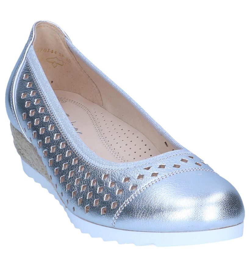 Gabor Easy Walking Escarpins classique en Argent en cuir (245516)