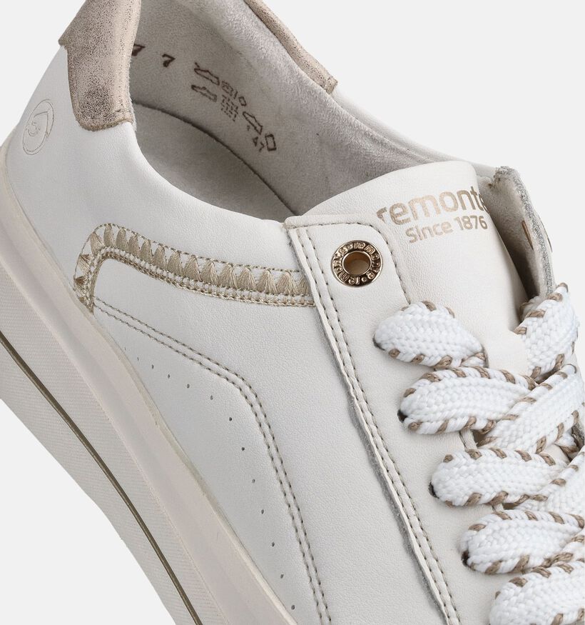 Remonte Witte Sneakers voor dames (367742) - geschikt voor steunzolen