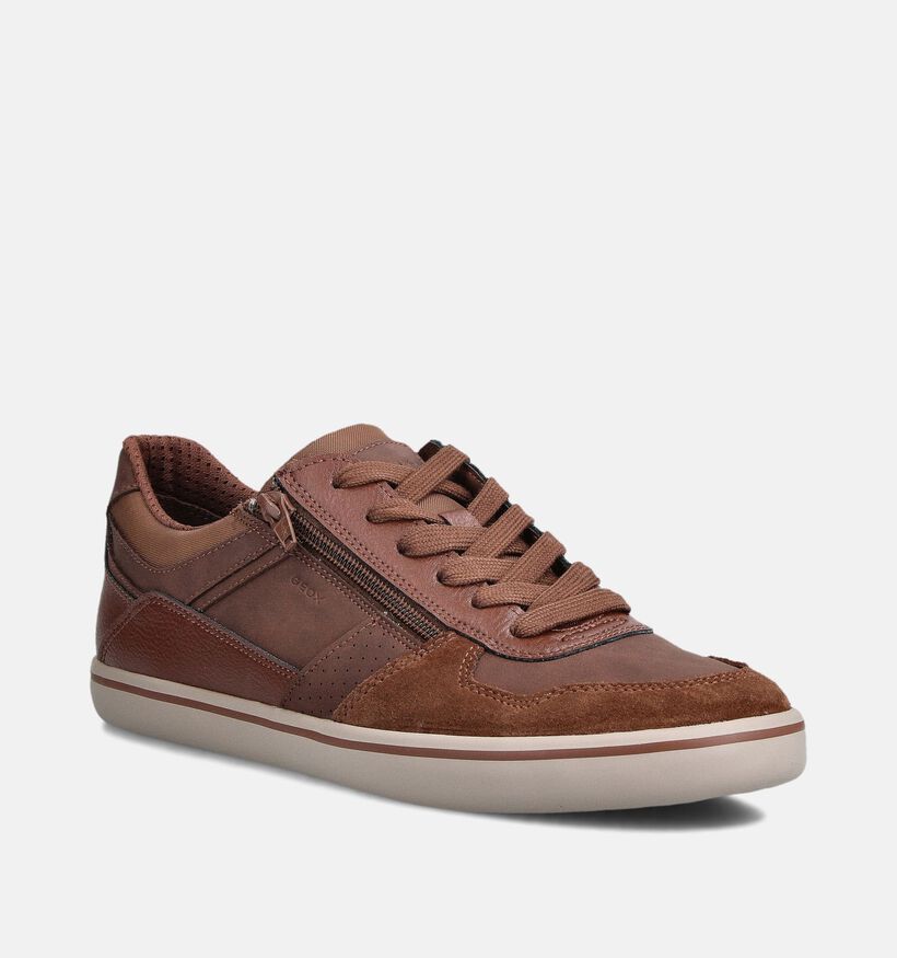 Geox Chaussures plates en Marron pour hommes (360100) - pour semelles orthopédiques