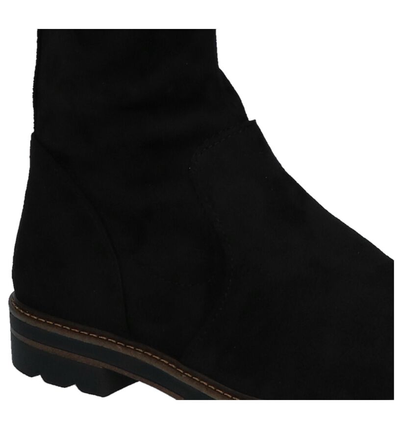 Marco Tozzi Bottes hautes en Noir en textile (226320)