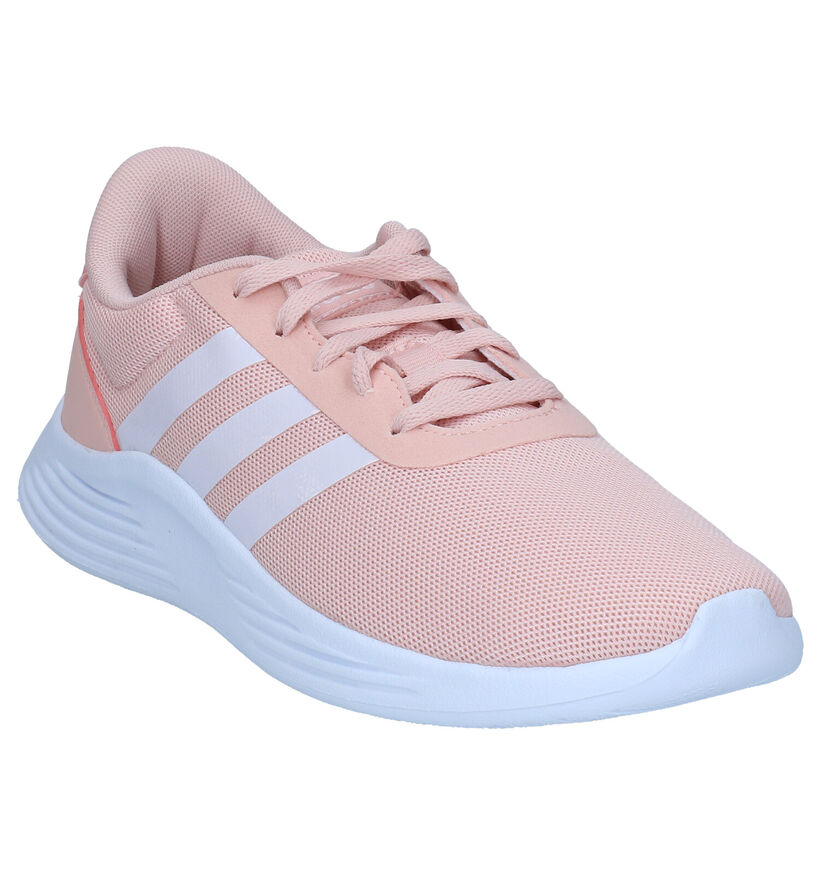 adidas Lite Racer 2.0 Baskets en Rose en simili cuir (293303)