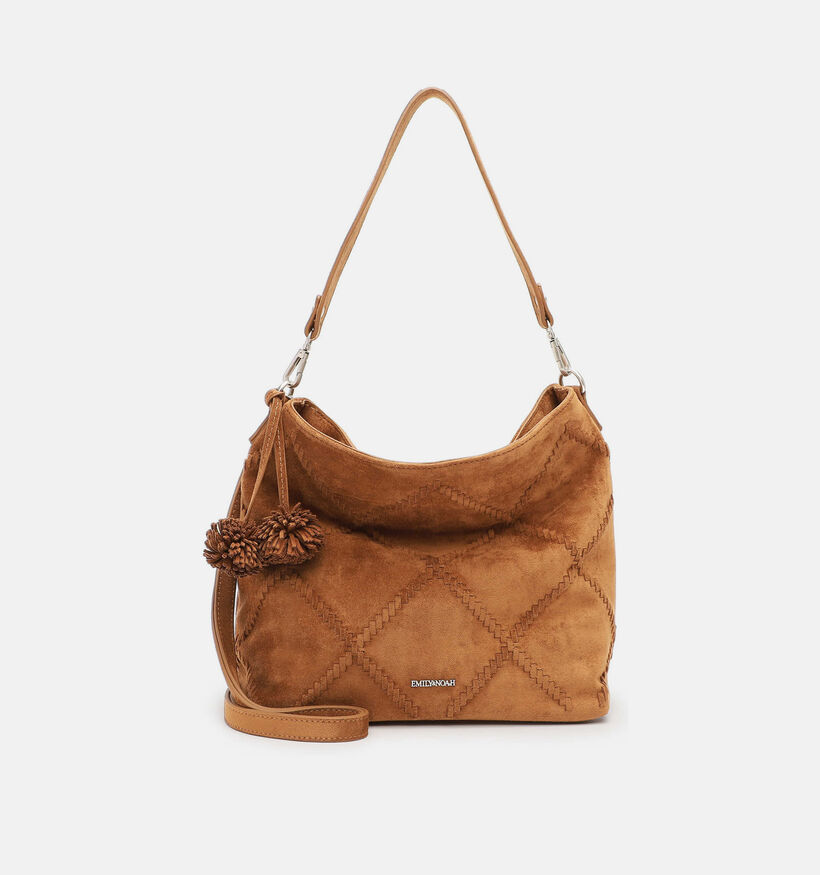 Emily & Noah Leanne Sac &agrave; bandouli&egrave;re en Cognac pour femmes (378869)