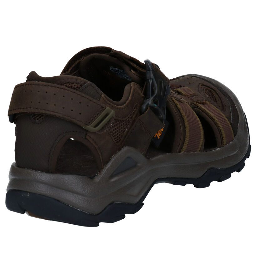 Teva Omnium Sandales de marche en Marron pour hommes (354650)