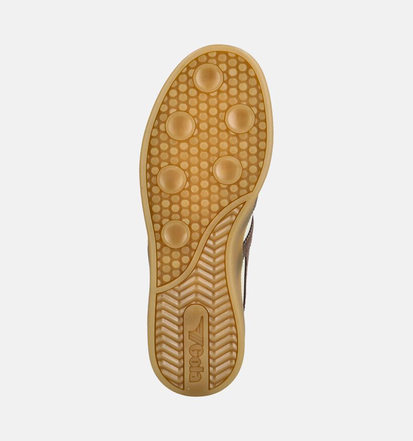 Gola Viper Leather Baskets en Beige pour femmes (377147) - pour semelles orthop&eacute;diques