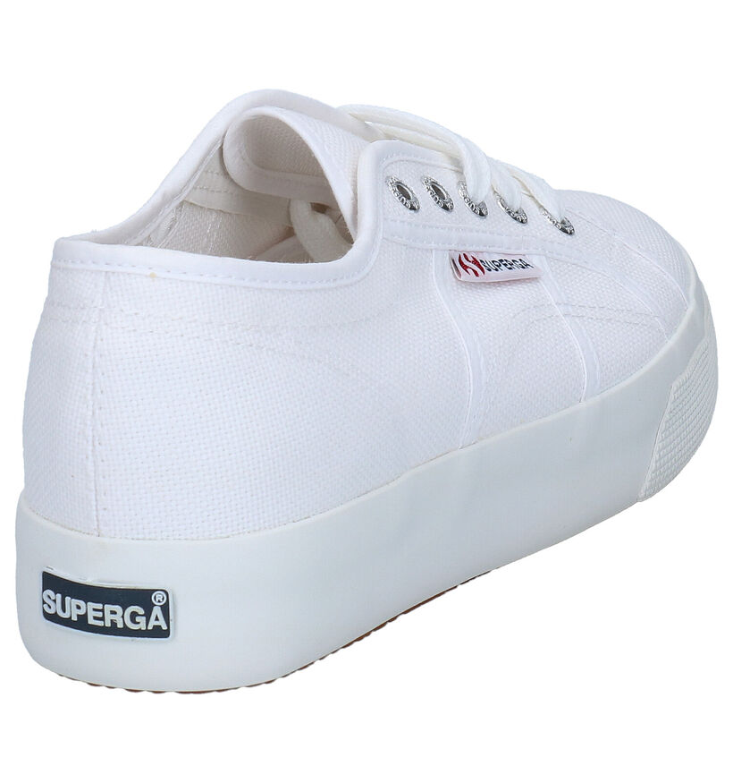 Superga Witte Sneakers in stof (284312)