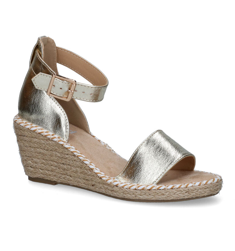 Poelman Espadrilles en Or en simili cuir (310332)