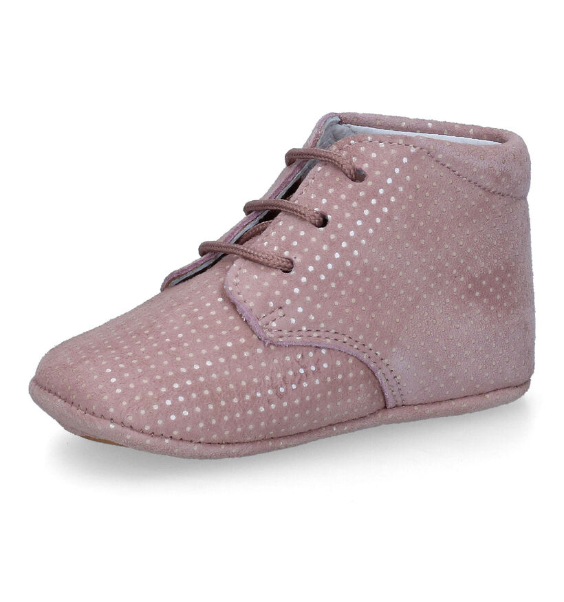 Beberlis Caspio Chaussons pour bébé en Rose pour filles (316148)