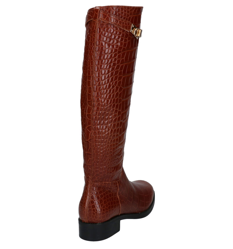 JHay Cognac Laarzen in leer (281659)