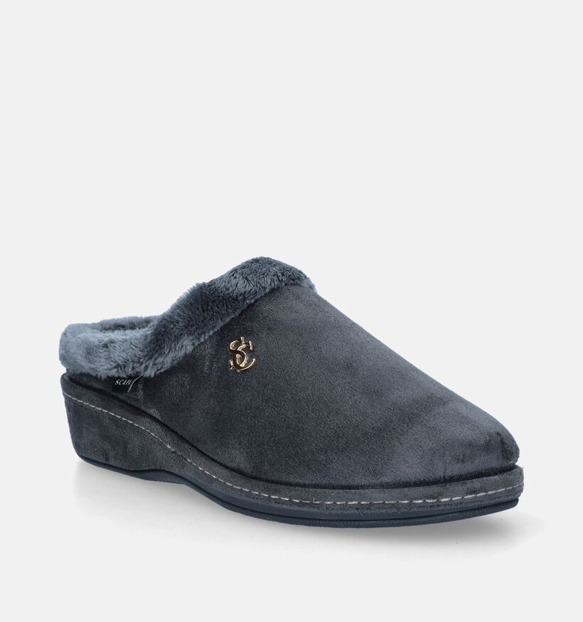 Scapa Pantoufles ouvertes en Gris pour femmes (347403)