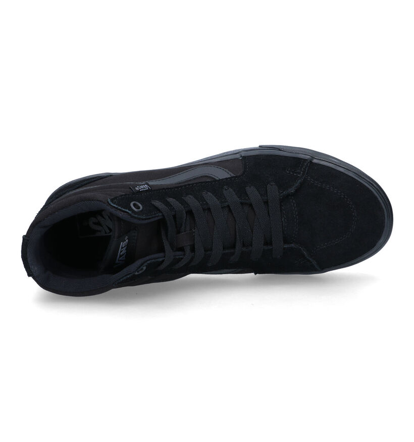 Vans Filmore Hi Baskets de skate en Bleu pour hommes (337030)